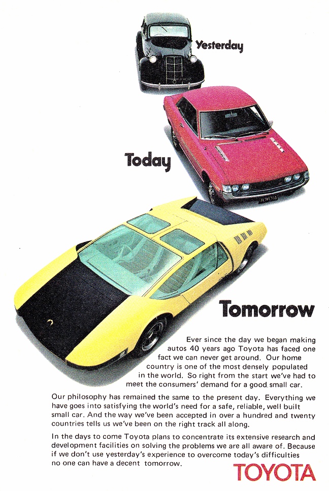 1972 Toyota - Yesterday, Today and Tomorrow